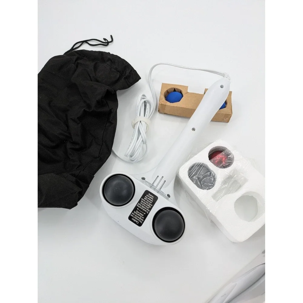 Percussion Massager with‎ soft Gel Heads & Heat The Sharper Image Personal